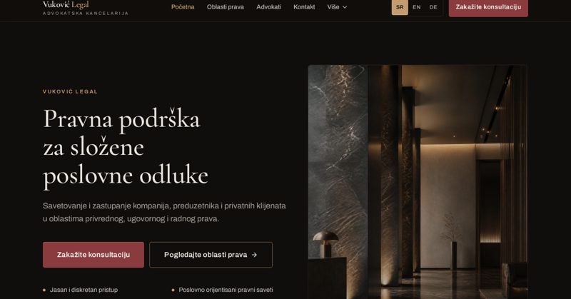 Vuković Legal — Advokatska kancelarija